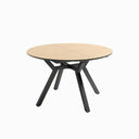 Mesa comedor redonda extensible modelo GIOVANNA diseño moderno y funcional.