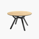 Mesa comedor redonda extensible modelo Giovanna en varios colores y tamaños