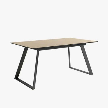 Mesa comedor extensible ROMINA con diseño moderno y acabado madera en varios colores