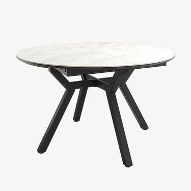 Mesa de comedor redonda extensible mod. GIOVANNA PIEDRA