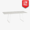 Mesa Extensible Mod. Alessandra Albian / Blanca 120Cm Salón
