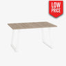 Mesa Fija mod. ALESSANDRA ROBLE NATURAL / BLANCA / 120cm Mesa Salón