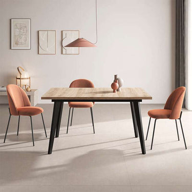 Mesa salón comedor extensible PALMIRA de diseño moderno y adaptable en varios colores y tamaños