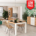 Mesa Rectangular Portería Extensible Deslizante mod. GINEVRA Mesa Salón