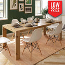 Mesa Rectangular Portería Extensible Deslizante mod. GINEVRA Mesa Salón