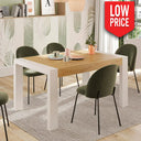 Mesa Rectangular Portería Extensible Deslizante mod. GINEVRA Mesa Salón