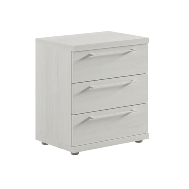 Mesita de noche Génova de 3 cajones en diseño personalizado para dormitorio moderno