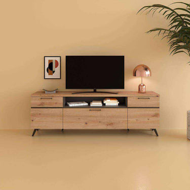 Mueble para TV salón ROMA 200 cm diseño nórdico contemporáneo
