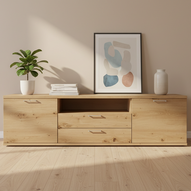 Mueble de salón comedor Bolonia diseño nórdico moderno