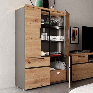 Mueble salón comedor ROMA composición 260 cm estilo nórdico