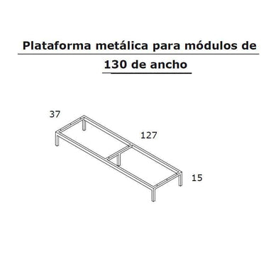 Mueble salón composición ASTI ambiente 8 con mueble TV, vitrina y estante en madera