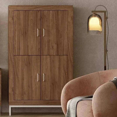 Mueble salón composición Asti ambiente 10 con mueble TV y vitrina