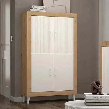 Mueble salón composición ASTI con aparador y vitrina en salón moderno