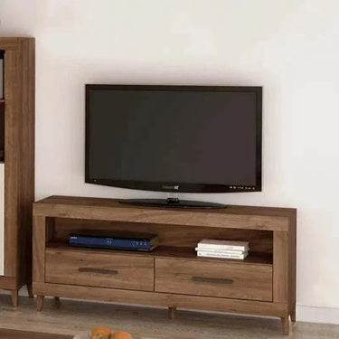 Mueble TV 130cm con 2 cajones y hueco central modelo ASTI personalizable