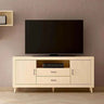Mueble TV ASTI con 2 cajones, 2 puertas y hueco central personalizable