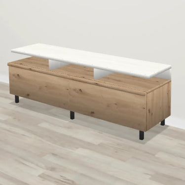 Mueble TV CATANIA mod.1 POLAR / ARTISÁN / PATA NEGRA Mueble TV