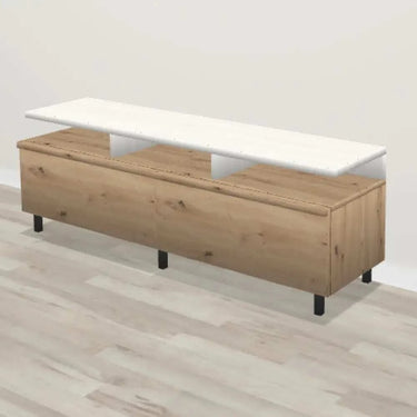 Mueble TV CATANIA mod.1 POLAR / ARTISÁN / PATA NEGRA Mueble TV