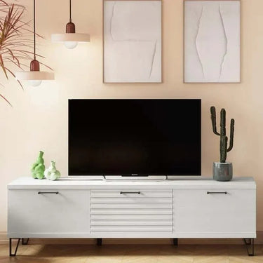 Mueble para tv color artico polar colección BOLONIA
