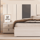 muebles dormitorio matrimonio cabecero galería y mesitas asimétricas siena