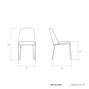 Pack 4 Sillas De Salón Tapizada Mod. Atlanta Silla Comedor