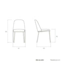 Pack 4 Sillas De Salón Tapizada Mod. Atlanta Silla Comedor