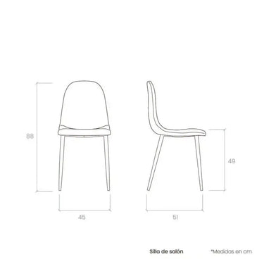 Pack 4 Sillas mod. OPORTO
