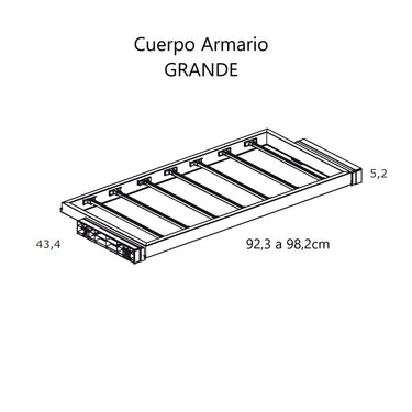 Complemento Armario Pantalonero Extraible L'Aquila