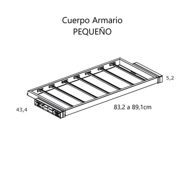 Complemento Armario Pantalonero Extraible L'Aquila