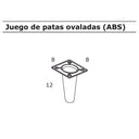 Mueble TV 2 cajones y 2 puertas color lino diseño minimalista 200 cm colección ASTI