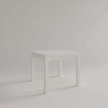 Mesa cuadrada extensible GIULA de comedor con patas cuadradas y diseño moderno