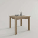 Mesa cuadrada extensible GIULA con patas cuadradas y diseño moderno en melamina alta calidad