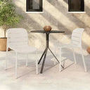 Silla de jardín MULLUT, Pack de 4 sillas apilables MULUT en colores variados para combinar