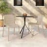 Silla de jardín MULLUT, Pack de 4 sillas apilables en 4 colores disponibles