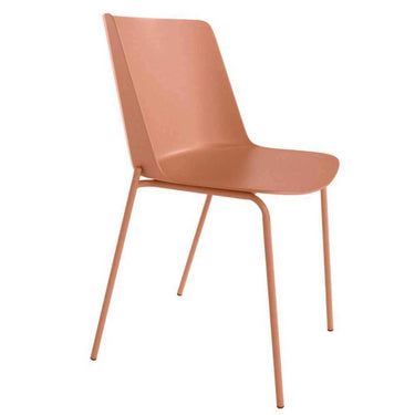 Pack de 4 sillas de jardín mod Odalro con estructura metálica y diseño moderno