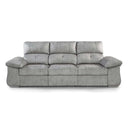 Sofá cama 3 plazas mod. ARPUC en microfibra antimanchas, reclinable y con asientos extraíbles, fabricado en España.