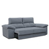 Sofá cama 2 plazas 180 cm mod FLOG tapizado antimanchas EDI con asientos extraíbles y respaldos reclinables, diseño compacto para espacios pequeños, fabricado en España