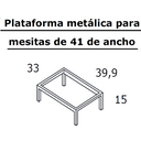 Mesita de noche LUCCA con tres cajones y tirador en forma de J, diseño funcional y acabado melamínico.