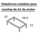 Mesita de noche LUCCA con tres cajones y tirador en forma de J, diseño funcional y colores personalizables