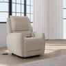 Butaca relax eléctrica Power-lift LIVIA en tonos gris y beig con respaldo alto y sistema de 1 o 2 motores