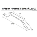 Cómoda LUCCA de 4 cajones con tirador tradicional y diseño moderno en madera resistente