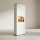 Mueble salón comedor BOLONIA moderno con vitrinas y mueble TV minimalista