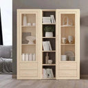 Vitrina ASTI 1 puerta 2 cajones personalizable fabricada en España