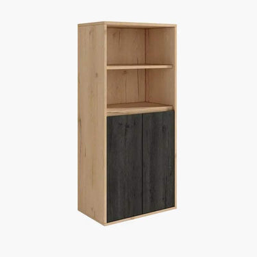 Módulo 2P+2H Lecce de madera con dos puertas y dos cajones diseño moderno
