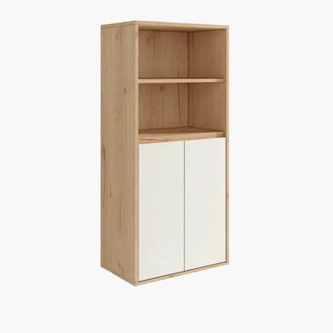 Módulo de salón Módulo 2P+2H Lecce con dos puertas y dos cajones en acabado madera natural