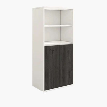 Módulo 2P+2H Lecce con dos puertas y dos cajones en diseño amaderado moderno
