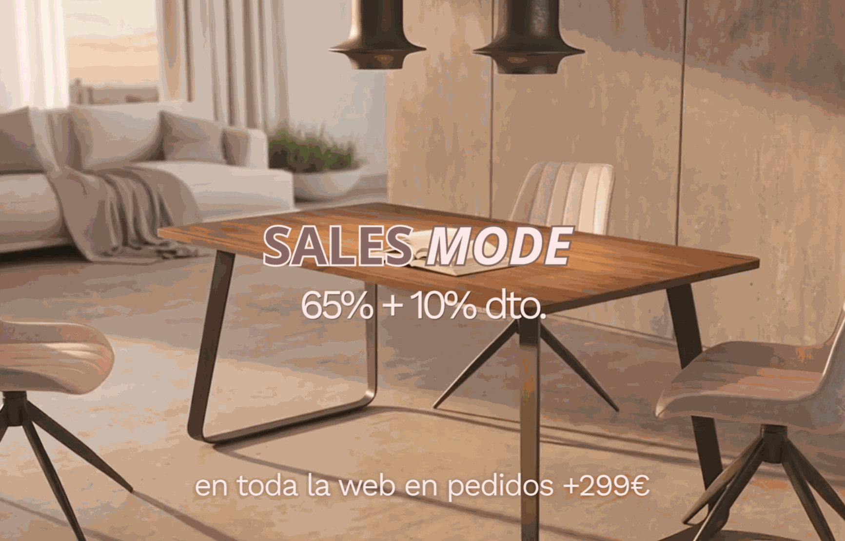 SALES MODE, descuento muebles del hogar