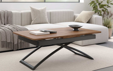 Nueve mesa Centro Convertible  en mesa comedor extensible CINZIA