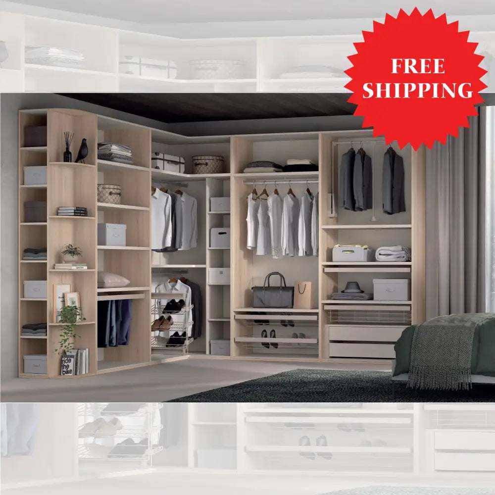 Armario a medida con puertas y distribución interior optimizada según recomendaciones de diseño