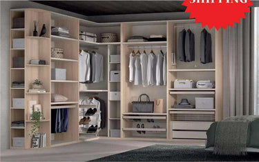 Armario a medida con puertas y distribución interior optimizada según recomendaciones de diseño