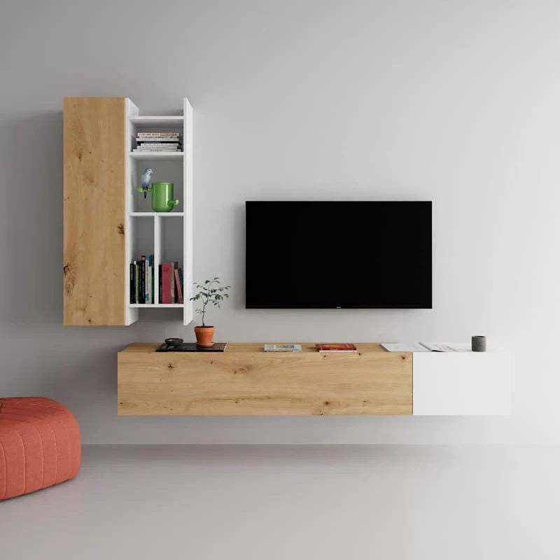 Composición moderna de salón con muebles de salón modulares y modernos